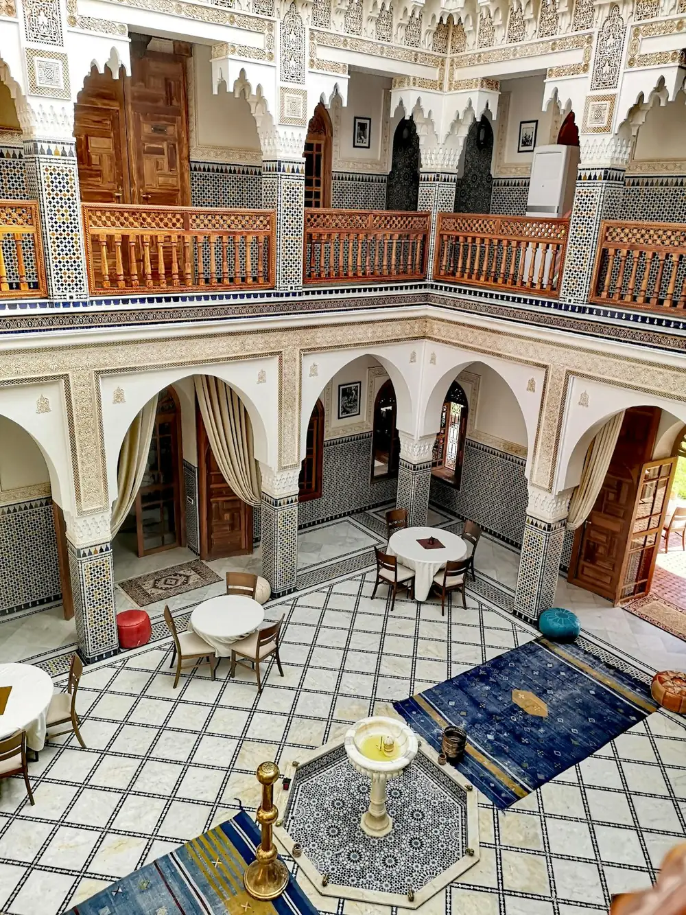 Inside our travel agency Marrakech atelier