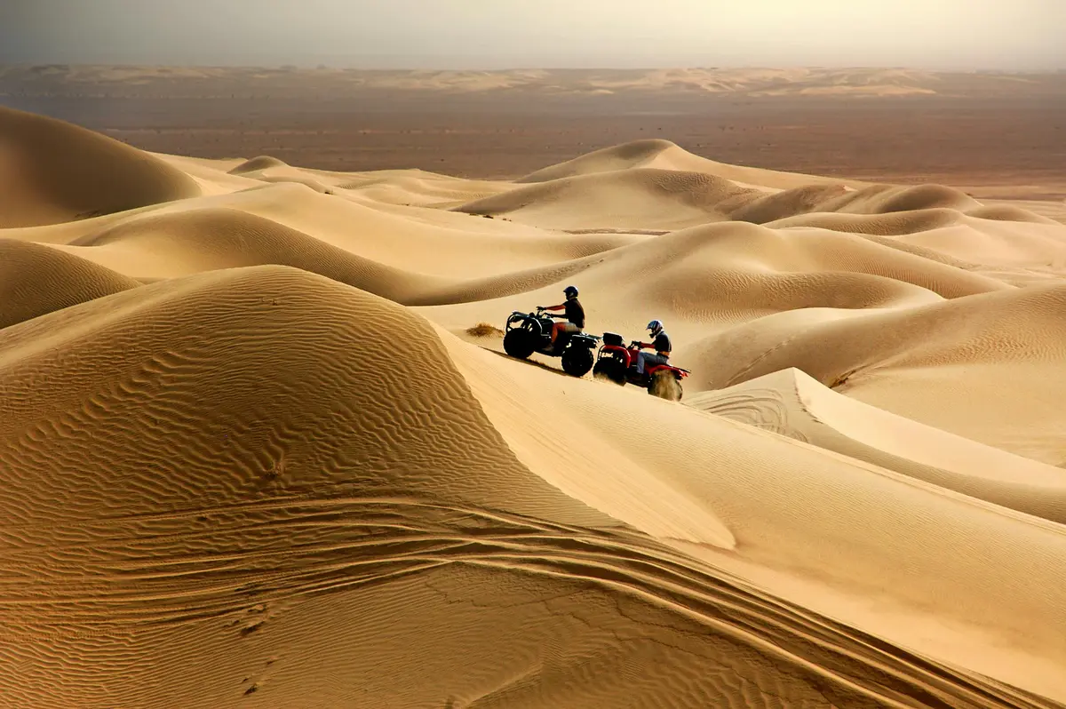 Quad dans le Désert du Sahara